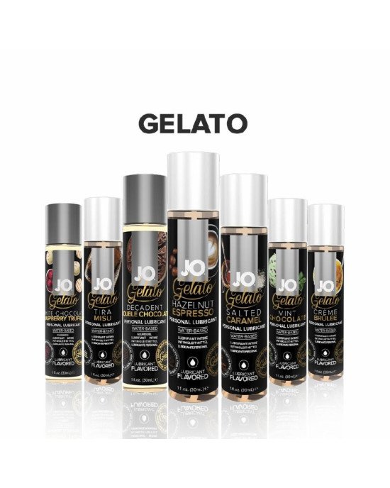 Змазка на водній основі System JO GELATO Hazelnut Espresso (30 мл) без цукру, парабенів та пропіленг Змазка на водній основі System JO GELATO Hazelnut Espresso (30 мл) без цукру, парабенів та пропіленг