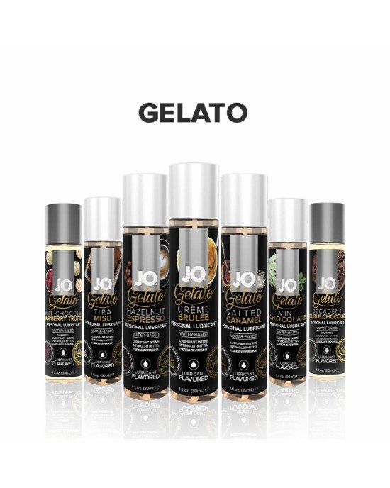 Змазка на водній основі System JO GELATO Tiramisu (30 мл) без цукру, парабенів та пропіленгліколю Змазка на водній основі System JO GELATO Tiramisu (30 мл) без цукру, парабенів та пропіленгліколю