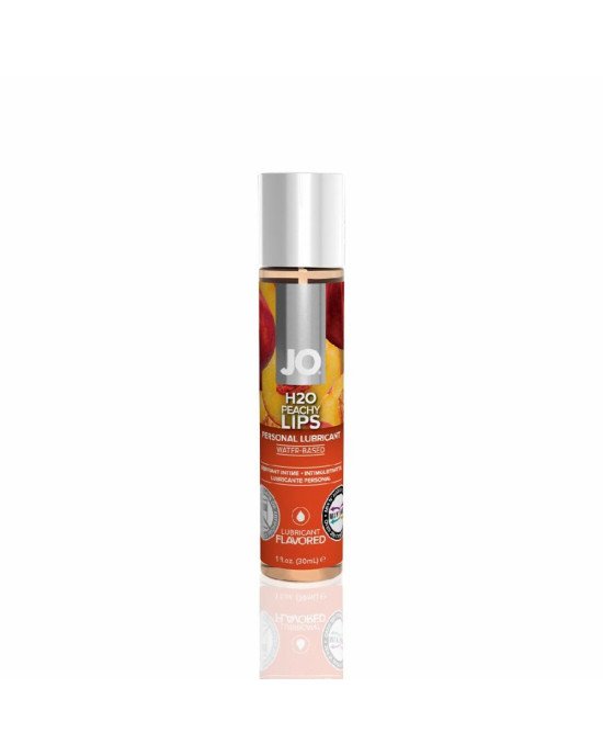 Змазка на водній основі System JO H2O — Peachy Lips (30 мл) без цукру, рослинний гліцерин Змазка на водній основі System JO H2O — Peachy Lips (30 мл) без цукру, рослинний гліцерин