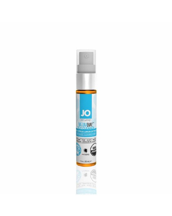 Очищувальний спрей System JO NATURALOVE — ORGANIC (30 мл) без сульфатів, триклозану та спирту