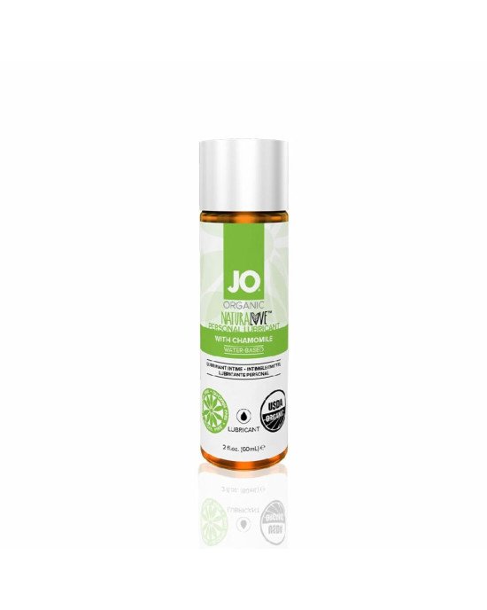 Змазка на водній основі System JO NATURALOVE — ORGANIC (60 мл) з екстрактом листя агави та ромашки Змазка на водній основі System JO NATURALOVE — ORGANIC (60 мл) з екстрактом листя агави та ромашки