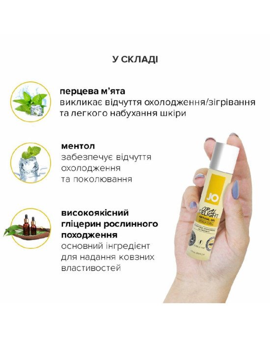 Гель для оральних пестощів System JO Oral Delight Vanilla Thrill (30 мл), ефект холод-тепло Гель для оральних пестощів System JO Oral Delight Vanilla Thrill (30 мл), ефект холод-тепло