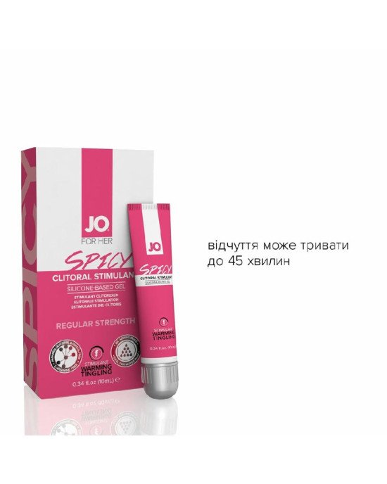 Возбуждающий гель для клитора System JO SPICY WARMING (10 мл) разогревающий Возбуждающий гель для клитора System JO SPICY WARMING (10 мл) разогревающий