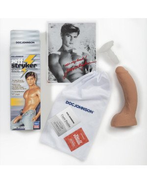 Фалоімітатор Doc Johnson Jeff Stryker White - ULTRASKYN, діаметр 5,4 см, Vac-U-Lock Фалоімітатор Doc Johnson Jeff Stryker White - ULTRASKYN, діаметр 5,4 см, Vac-U-Lock