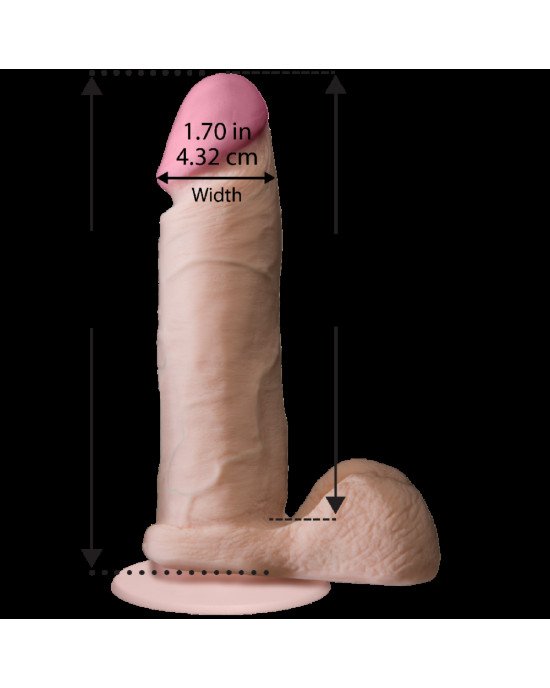 Фалоімітатор Doc Johnson The Realistic Cock 6 inch White – ULTRASKYN, Vack-U-Lock, діаметр 4,3 см Фалоімітатор Doc Johnson The Realistic Cock 6 inch White – ULTRASKYN, Vack-U-Lock, діаметр 4,3 см