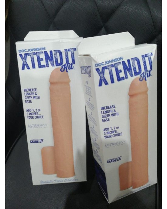 Насадка на член Doc Johnson Xtend It Kit White (м'ята упаковка!!!) Насадка на член Doc Johnson Xtend It Kit White (м'ята упаковка!!!)