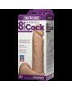 Фалоімітатор Doc Johnson Vac-U-Lock - 8 Inch ULTRASKYN Cock White, діаметр 5,1 см Фалоімітатор Doc Johnson Vac-U-Lock - 8 Inch ULTRASKYN Cock White, діаметр 5,1 см