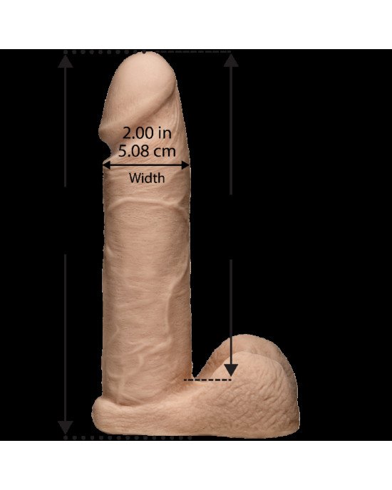 Фалоімітатор Doc Johnson Vac-U-Lock - 8 Inch ULTRASKYN Cock White, діаметр 5,1 см Фалоімітатор Doc Johnson Vac-U-Lock - 8 Inch ULTRASKYN Cock White, діаметр 5,1 см