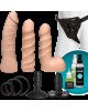 Набір для страпона Doc Johnson Vac-U-Lock Dual Density Starter Set Vanilla, діаметр 2х3,8 см, 5,1 см Набір для страпона Doc Johnson Vac-U-Lock Dual Density Starter Set Vanilla, діаметр 2х3,8 см, 5,1 см