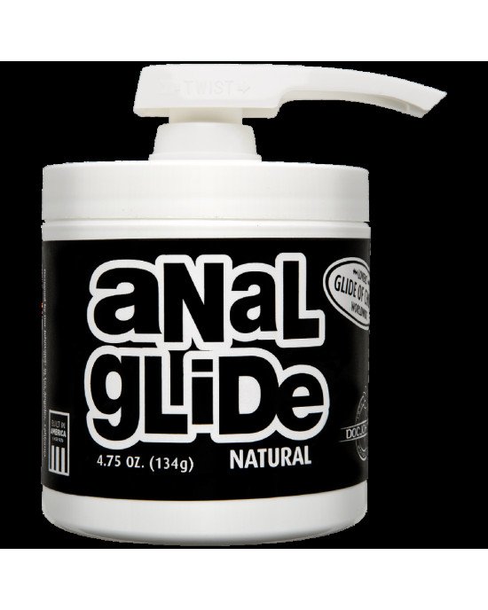 Анальна змазка на олійній основі Doc Johnson Anal Glide Natural (134 г) тривале ковзання Анальна змазка на олійній основі Doc Johnson Anal Glide Natural (134 г) тривале ковзання