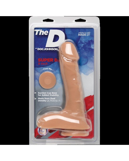 Фалоімітатор Doc Johnson The D - Super D - 9 Inch With Balls - ULTRASKYN, діаметр 5,1 см Фалоімітатор Doc Johnson The D - Super D - 9 Inch With Balls - ULTRASKYN, діаметр 5,1 см