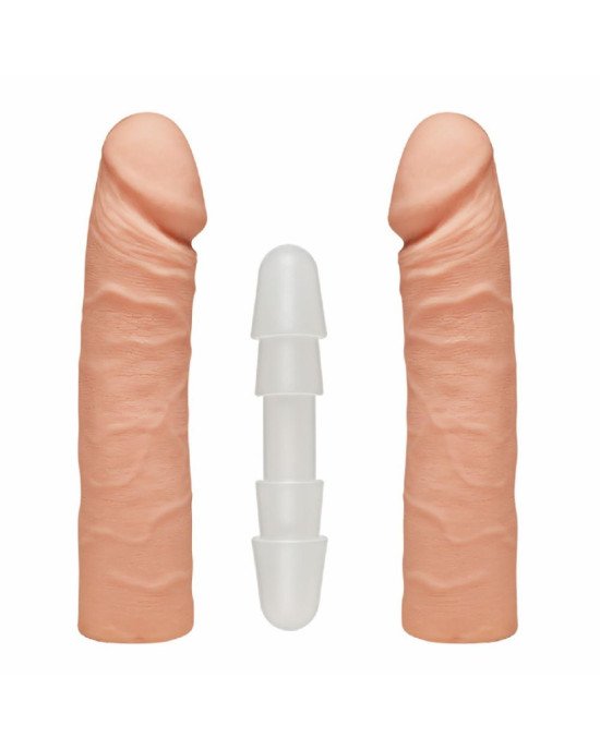 Фалоімітатор подвійний Doc Johnson The D - Double D - 16 Inch - ULTRASKYN, діаметр 4,4 см, Vack-U-Lo Фалоімітатор подвійний Doc Johnson The D - Double D - 16 Inch - ULTRASKYN, діаметр 4,4 см, Vack-U-Lo
