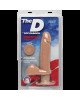 Фалоімітатор Doc Johnson The D - Perfect D - Vibrating 7 Inch With Balls - ULTRASKYN, діаметр 4,5 см Фалоімітатор Doc Johnson The D - Perfect D - Vibrating 7 Inch With Balls - ULTRASKYN, діаметр 4,5 см