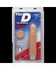 Фалоімітатор Doc Johnson The D: Shakin D 7 Inch Vibro ULTRASKYN, діаметр 3,8 см, плавне регулювання Фалоімітатор Doc Johnson The D: Shakin D 7 Inch Vibro ULTRASKYN, діаметр 3,8 см, плавне регулювання