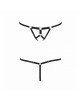 Трусики стрінги зі стреп ARMANDA THONG black XXL/XXXL - Passion Exclusive Трусики стрінги зі стреп ARMANDA THONG black XXL/XXXL - Passion Exclusive