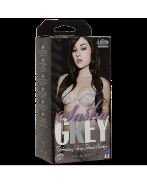 Вібромастурбатор ротик Doc Johnson Sasha Grey - Ultraskyn Vibrating Deep Throat Sucker