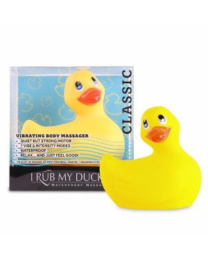 Вібромасажер качечка I Rub My Duckie - Classic Yellow v2.0, скромняжка Вібромасажер качечка I Rub My Duckie - Classic Yellow v2.0, скромняжка
