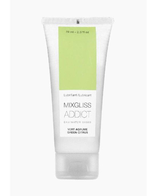 Лубрикант на водній основі MixGliss Addict Green Citrus (70 мл) Лайм Лубрикант на водній основі MixGliss Addict Green Citrus (70 мл) Лайм