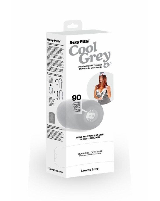 Мастурбатор пігулка Love To Love SEXY PILLS COOL GREY Мастурбатор пігулка Love To Love SEXY PILLS COOL GREY