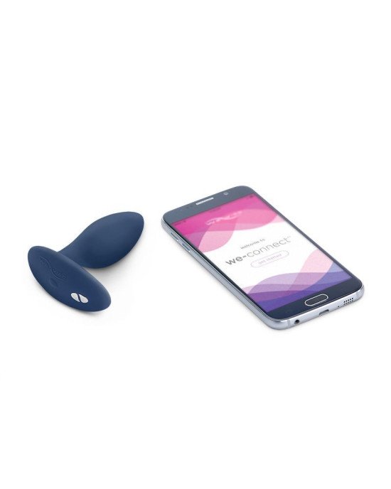 Анальна смарт-вібропробка We-Vibe Ditto Moonlight Blue з пультом ДК