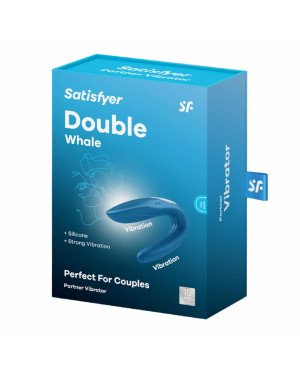Вібратор для пар Satisfyer Double Whale з двома моторчиками