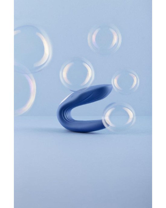 Вібратор для пар Satisfyer Double Whale з двома моторчиками Вібратор для пар Satisfyer Double Whale з двома моторчиками