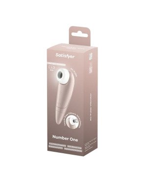 Вакуумний кліторальний стимулятор Satisfyer Number One на батарейках Вакуумний кліторальний стимулятор Satisfyer Number One на батарейках