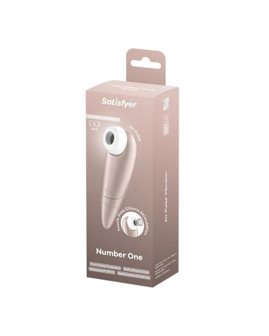 Вакуумний кліторальний стимулятор Satisfyer Number One на батарейках