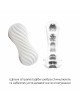 Мастурбатор Tenga Flex Silky White зі змінною інтенсивністю, можна скручувати