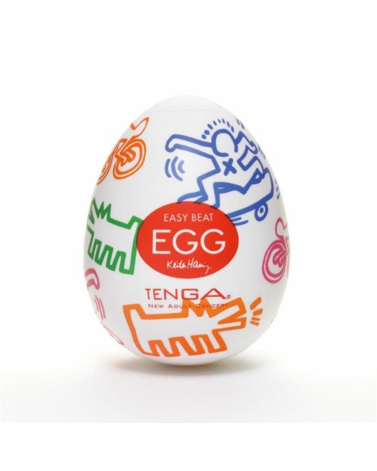Мастурбатор яйце Tenga Keith Haring EGG Street
