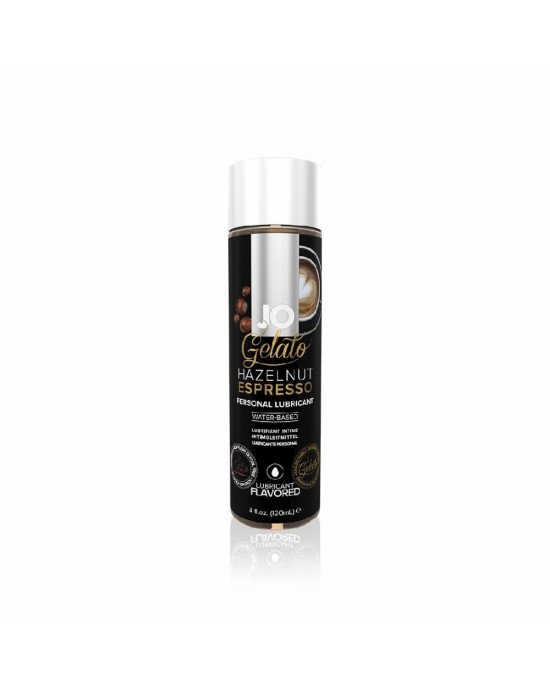 Змазка на водній основі System JO GELATO Hazelnut Espresso (120 мл) без цукру, парабенів та пропілен Змазка на водній основі System JO GELATO Hazelnut Espresso (120 мл) без цукру, парабенів та пропілен