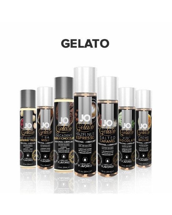 Змазка на водній основі System JO GELATO Hazelnut Espresso (120 мл) без цукру, парабенів та пропілен Змазка на водній основі System JO GELATO Hazelnut Espresso (120 мл) без цукру, парабенів та пропілен