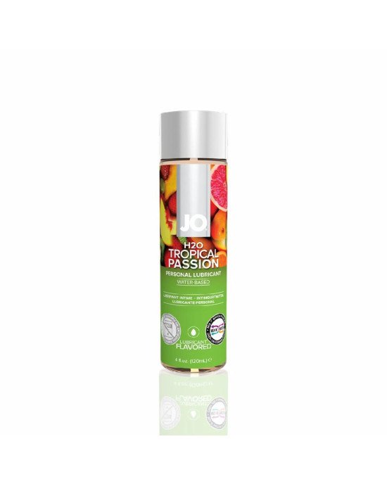 Змазка на водній основі System JO H2O — Tropical Passion (120 мл) без цукру, рослинний гліцерин