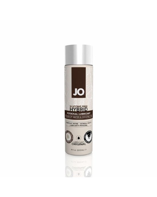 Крем-змазка з кокосовою олією System JO Silicone Free Hybrid ORIGINAL (120 мл) біла Крем-змазка з кокосовою олією System JO Silicone Free Hybrid ORIGINAL (120 мл) біла