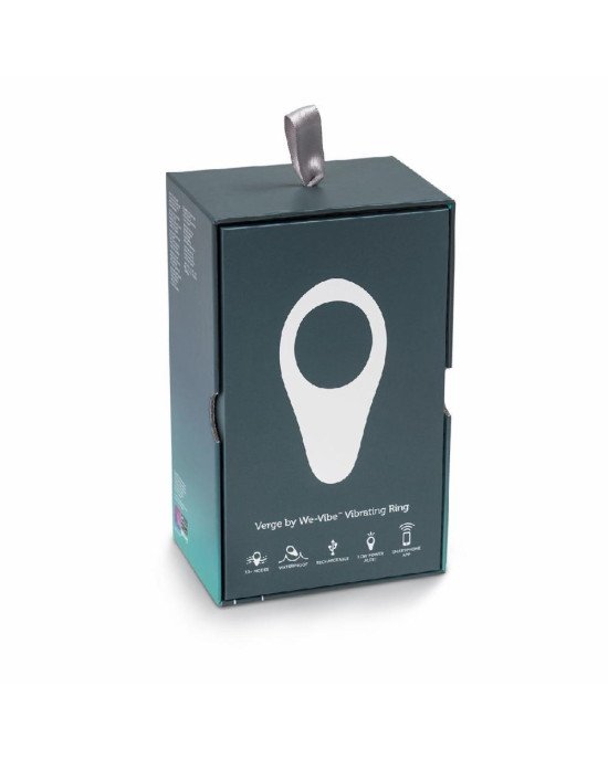 Смарт-віброкільце під одяг VERGE BY WE-VIBE SLATE, охоплює пеніс та мошонку, 10 режимів Смарт-віброкільце під одяг VERGE BY WE-VIBE SLATE, охоплює пеніс та мошонку, 10 режимів