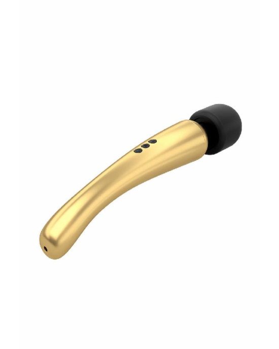 Потужний вібромасажер Dorcel Megawand Gold який перезаряджається, 160 режимів Потужний вібромасажер Dorcel Megawand Gold який перезаряджається, 160 режимів