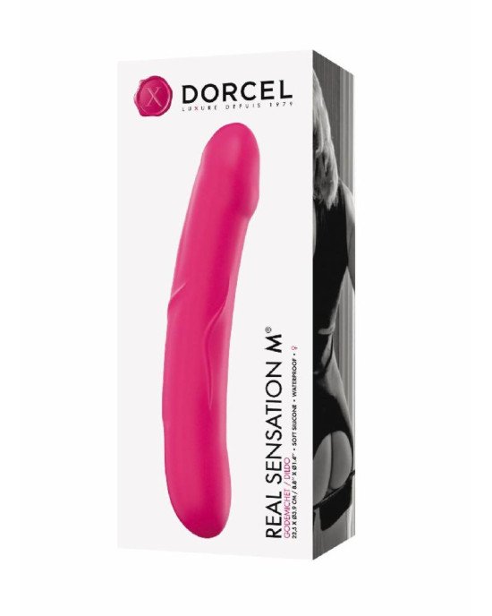 Ділдо Dorcel Real Sensation M Magenta, силікон Ділдо Dorcel Real Sensation M Magenta, силікон
