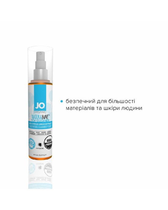 Очищувальний спрей System JO NATURALOVE — ORGANIC (120 мл) без сульфатів, триклозану та спирту Очищувальний спрей System JO NATURALOVE — ORGANIC (120 мл) без сульфатів, триклозану та спирту