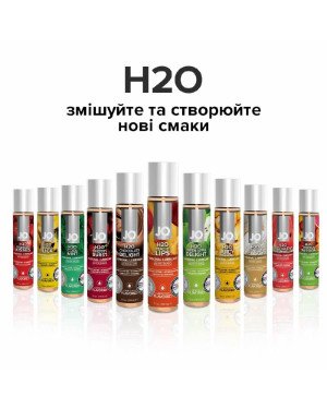 Змазка на водній основі System JO H2O — Peachy Lips (120 мл) без цукру, рослинний гліцерин