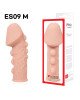 Насадка на член Kokos Extreme Sleeve ES.09 розмір M, потовщуюча, стимулюючий рельєф Насадка на член Kokos Extreme Sleeve ES.09 розмір M, потовщуюча, стимулюючий рельєф