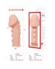 Насадка на член Kokos Extreme Sleeve ES.09 розмір M, потовщуюча, стимулюючий рельєф Насадка на член Kokos Extreme Sleeve ES.09 розмір M, потовщуюча, стимулюючий рельєф