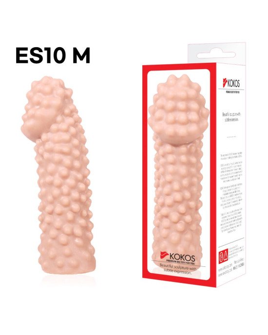 Насадка на член Kokos Extreme Sleeve ES.10 розмір M Насадка на член Kokos Extreme Sleeve ES.10 розмір M