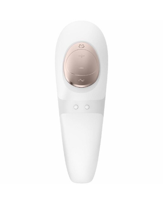 Вакуумний вібратор для пар Satisfyer Pro 4 Couples можна використовувати для сексу у парі Вакуумний вібратор для пар Satisfyer Pro 4 Couples можна використовувати для сексу у парі