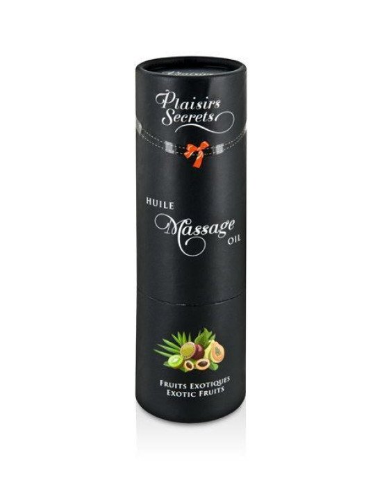 Масажна олія Plaisirs Secrets Exotic Fruits (59мл) з афродизіаками їстівна, подарункове паковання Масажна олія Plaisirs Secrets Exotic Fruits (59мл) з афродизіаками їстівна, подарункове паковання
