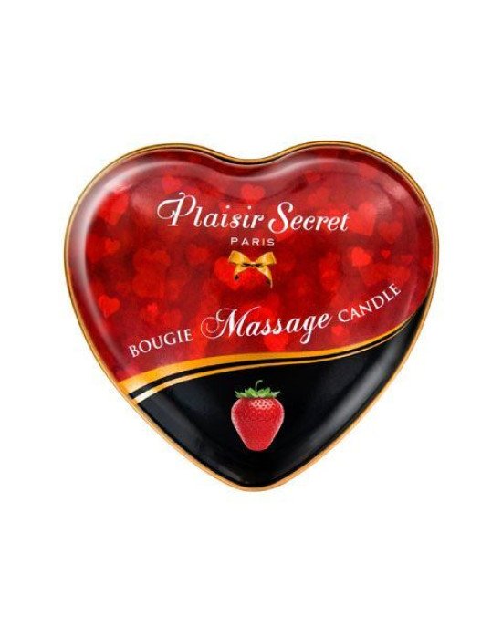 Розпродаж!!! Масажна свічка-серце Plaisirs Secrets Strawberry 35 мл (термін 04.2026) Розпродаж!!! Масажна свічка-серце Plaisirs Secrets Strawberry 35 мл (термін 04.2026)