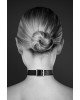 Чокер з кільцем для повідця Bijoux Pour Toi - FETISH Black, екошкіра Чокер з кільцем для повідця Bijoux Pour Toi - FETISH Black, екошкіра