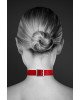 Чокер з кільцем для повідця Bijoux Pour Toi - FETISH Red, екошкіра Чокер з кільцем для повідця Bijoux Pour Toi - FETISH Red, екошкіра