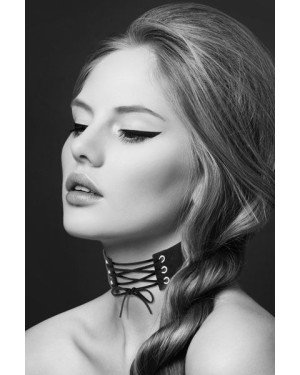 Чокер зі шнурівкою Bijoux Pour Toi - LACET, екошкіра