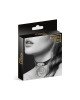 Чокер з двома кільцями Bijoux Pour Toi - TWO RINGS, екошкіра Чокер з двома кільцями Bijoux Pour Toi - TWO RINGS, екошкіра