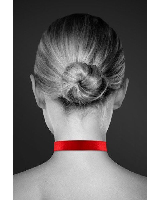 Чокер з замочком-сердечком Bijoux Pour Toi - HEART LOCK Red, екошкіра Чокер з замочком-сердечком Bijoux Pour Toi - HEART LOCK Red, екошкіра